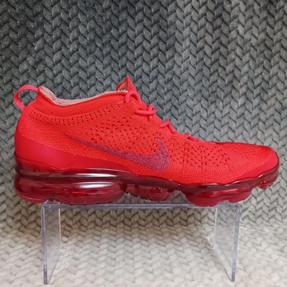 Nike Air VaporMax 2023 Flyknit Triple Red Men's Walking Running Shoes Size 11
